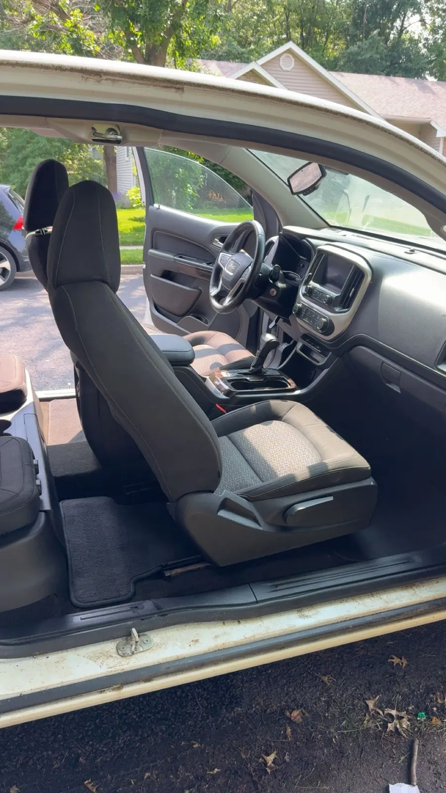 Chevy interior after detailing