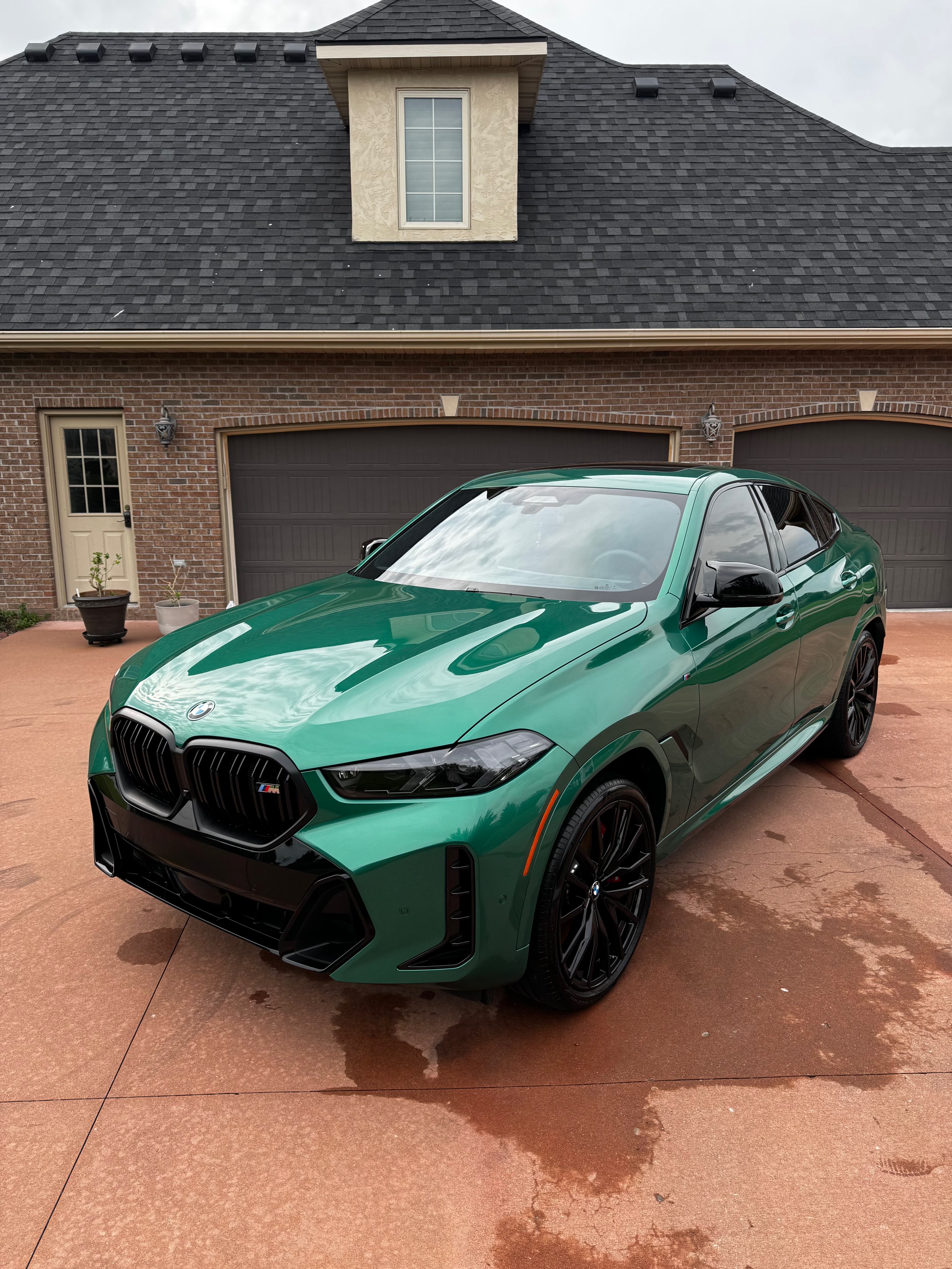 Green BMW X6 M Competition detailed by M&W Mobile Detail Columbia MO